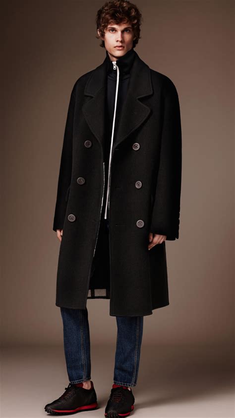 burberry overcoat mens